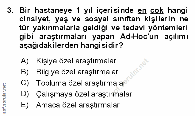 Soru 3