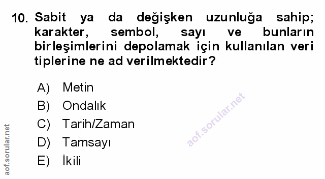 Soru 10