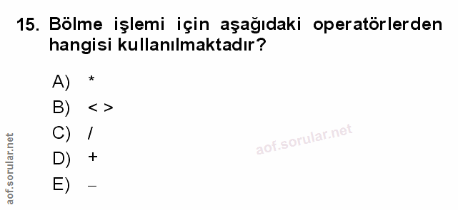 Soru 15