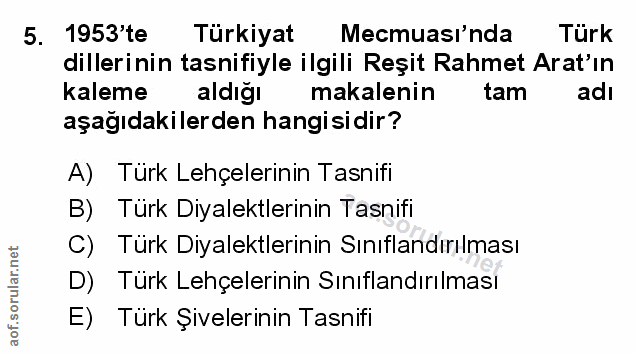 Soru 5