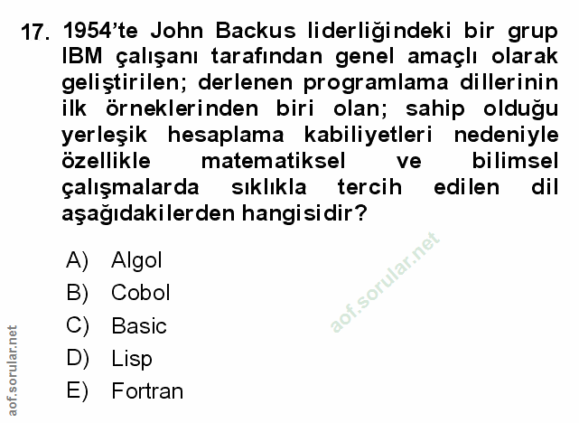 Soru 17
