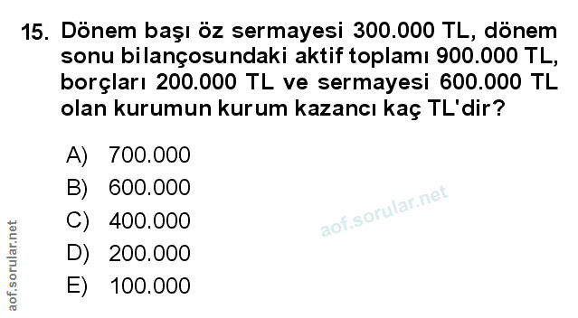 Soru 15