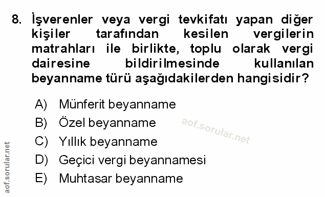 Soru 8