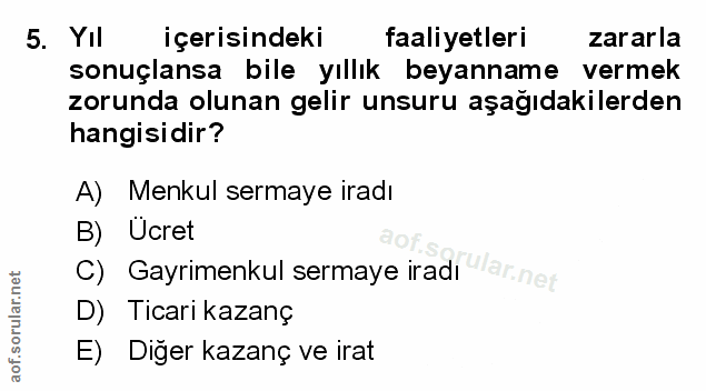Soru 5
