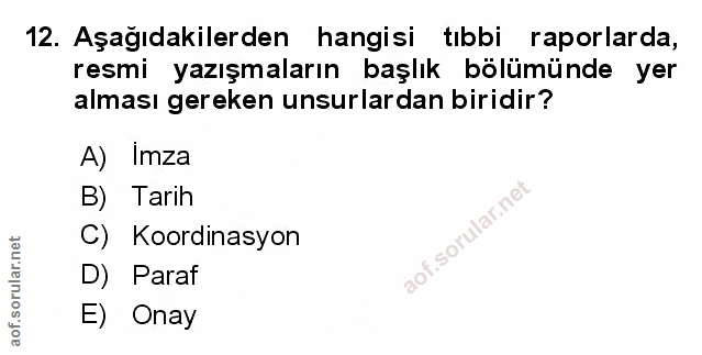 Soru 12