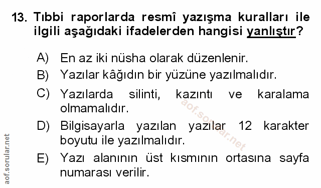 Soru 13