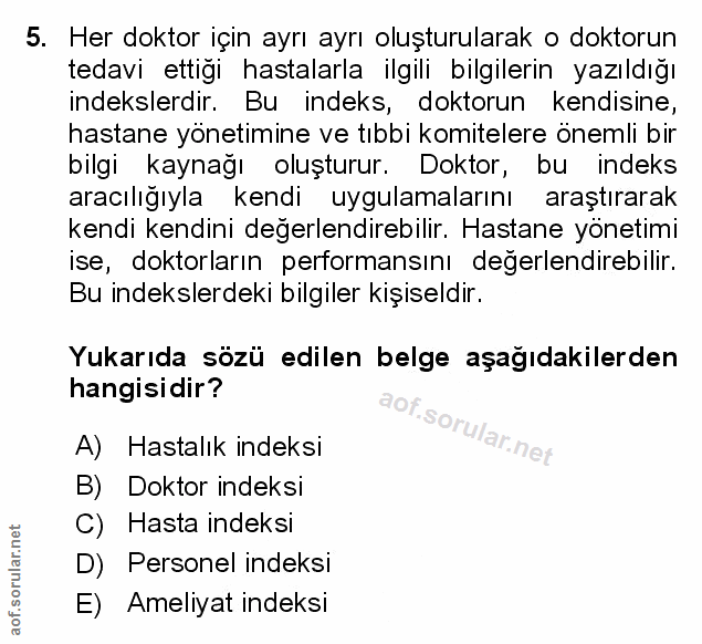 Soru 5