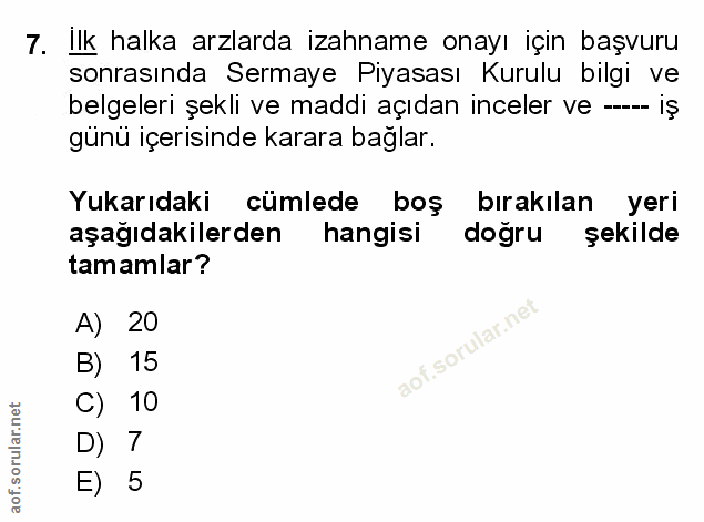 Soru 7