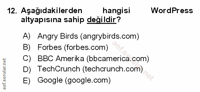 Soru 12