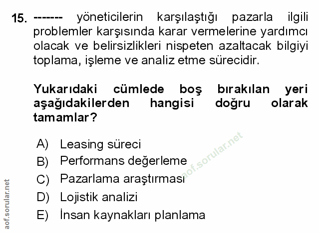 Soru 15