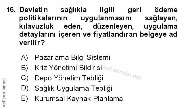 Soru 16