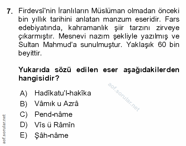 Soru 7