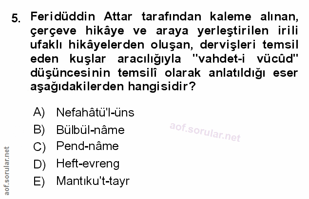 Soru 5