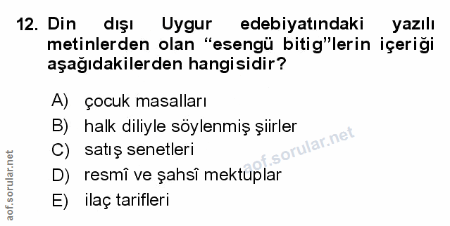 Soru 12