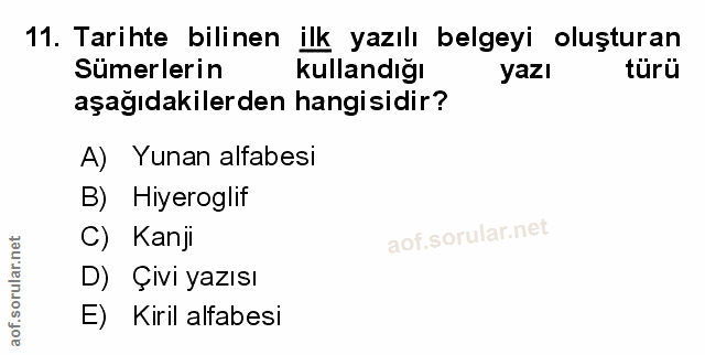 Soru 11