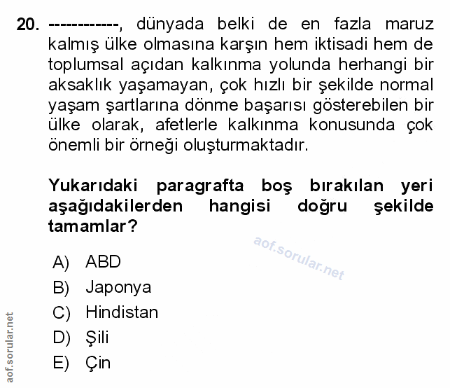 Soru 20