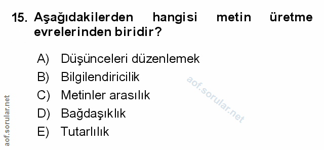 Soru 15