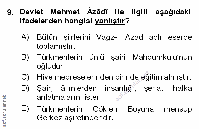 Soru 9
