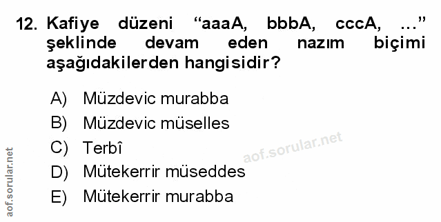 Soru 12