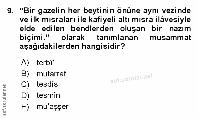 Soru 9