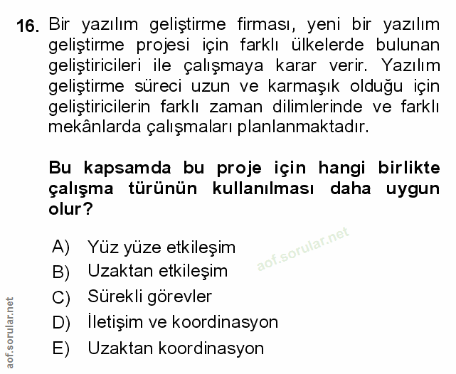 Soru 16