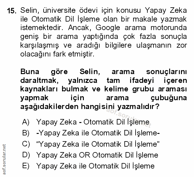 Soru 15