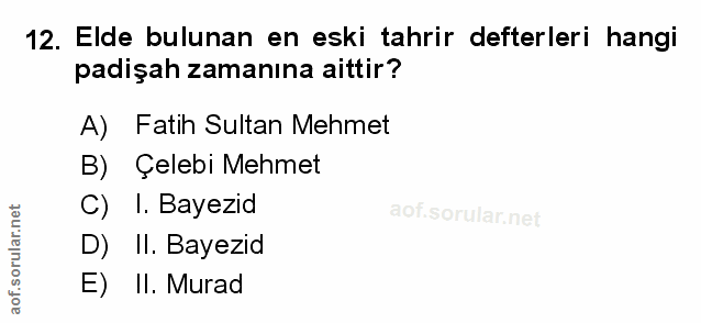 Soru 12