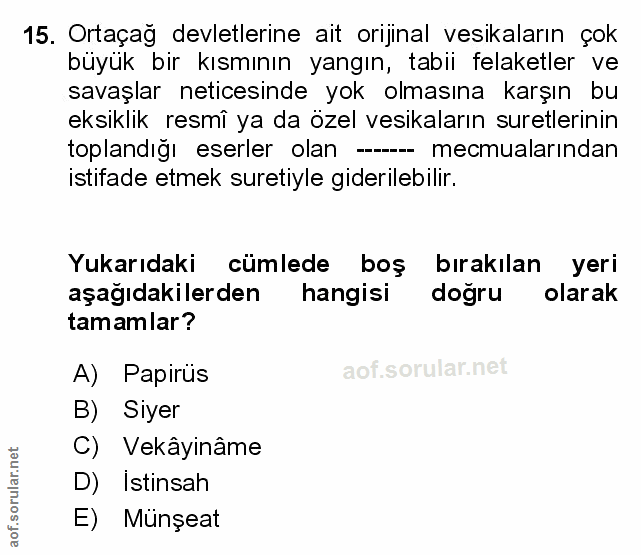 Soru 15