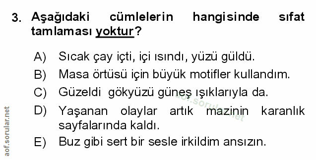 Soru 3