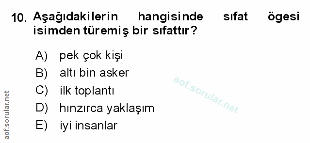 Soru 10