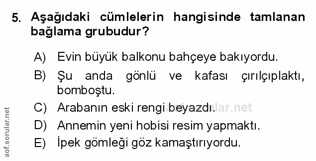 Soru 5