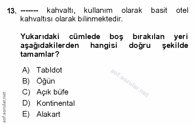 Soru 13