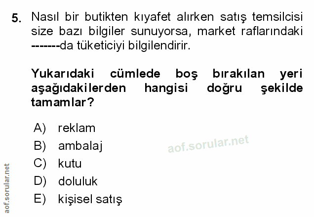 Soru 5