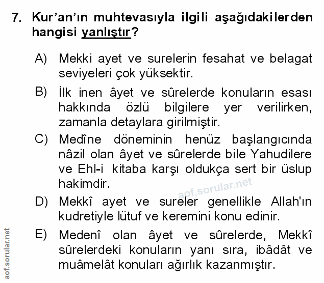 Soru 7