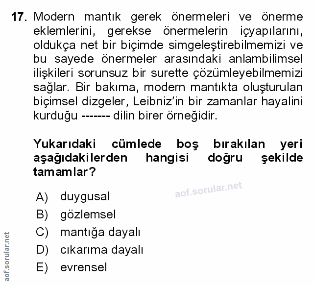 Soru 17