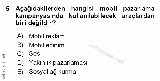 Soru 5
