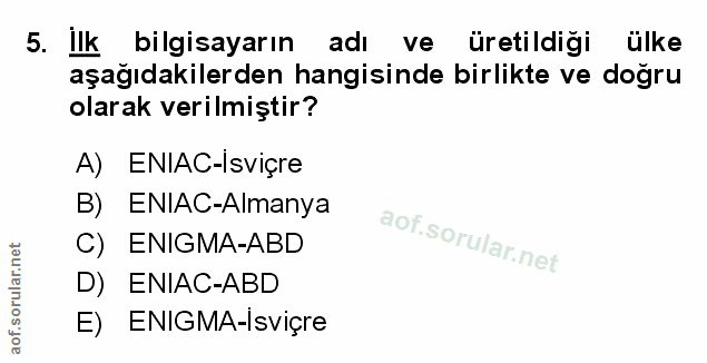 Soru 5