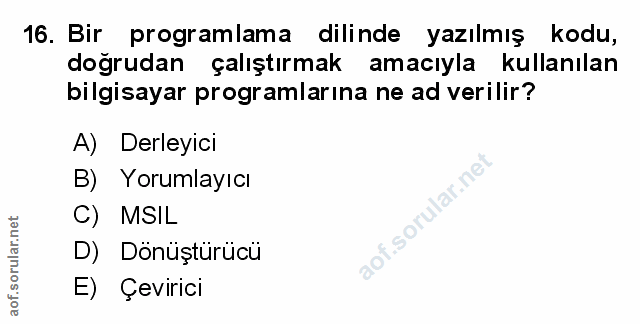 Soru 16