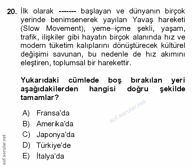 Soru 20