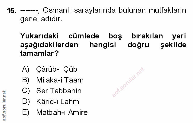 Soru 16