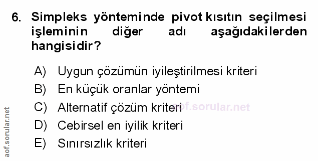 Soru 6