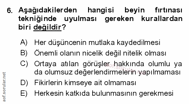 Soru 6