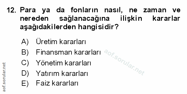 Soru 12