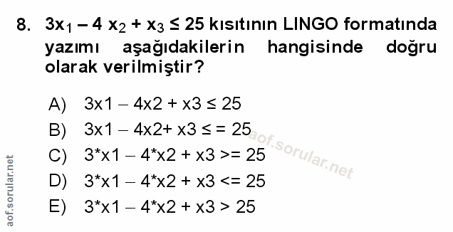 Soru 8