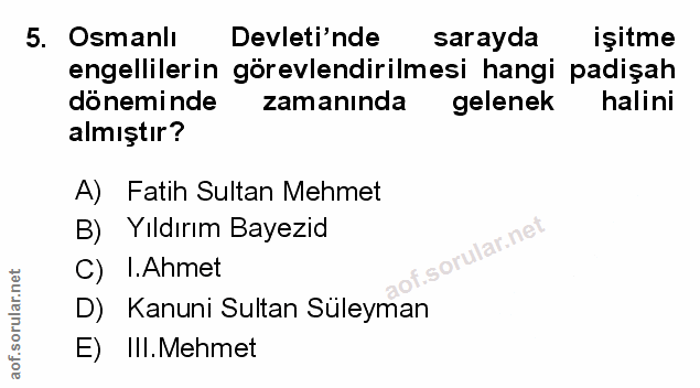 Soru 5