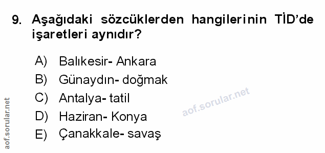 Soru 9