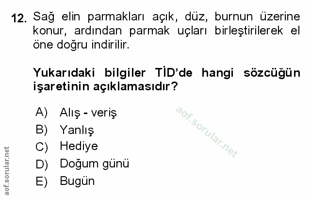 Soru 12