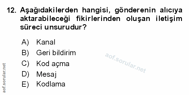 Soru 12