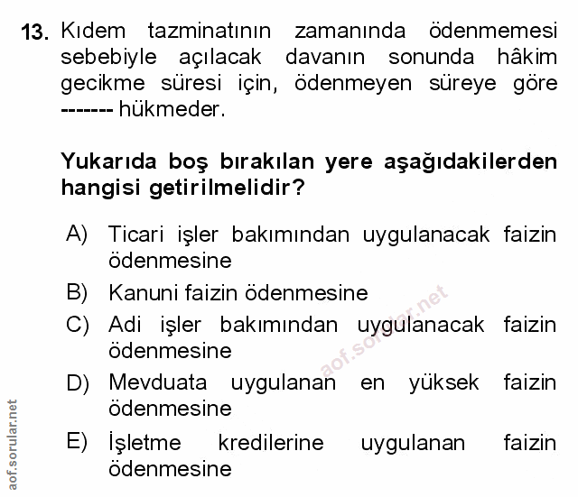 Soru 13