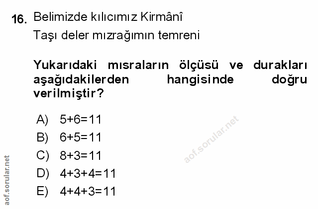 Soru 16